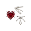 ITI NYC V-End Heart Shape Solitaire Settings in 14K Gold (Die-Struck) (4.00 x 4.00 mm - 7.00 x 7.00 mm)