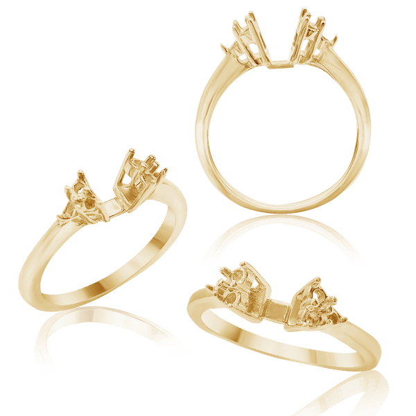 ITI NYC Six Stone Round Accented Remount