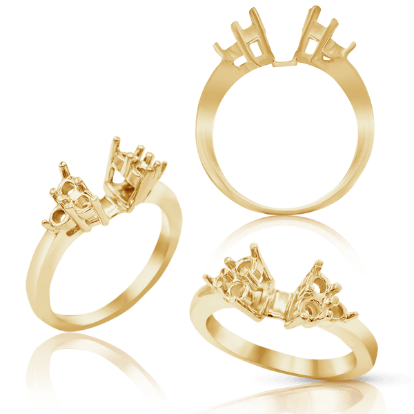 ITI NYC Six Stone Round Accented Remount