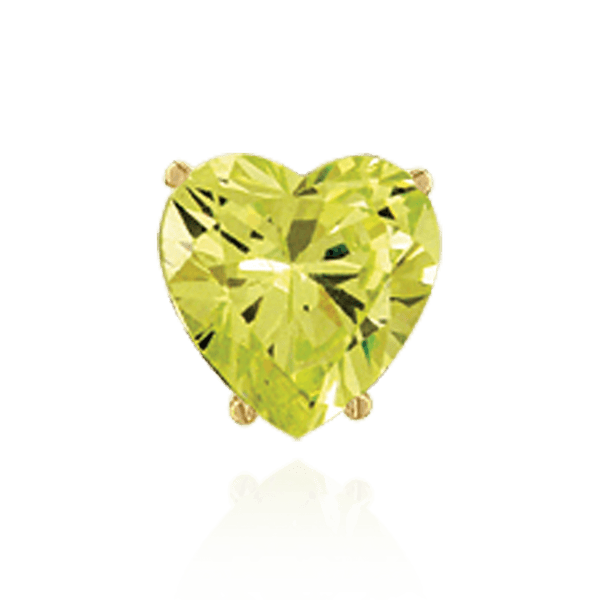 ITI NYC Four Prong Heart Shape Wire Basket Settings in 14K Gold (3.00 x 3.00 mm - 9.00 x 9.00 mm)