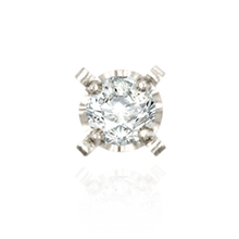 Load image into Gallery viewer, Illusion Top on Four Prong Tiffany Settings with Peg (1.00 mm - 4.00 mm)
