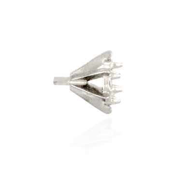 Illusion on Six Prong Tiffany Settings with Peg (1.00 mm - 3.50 mm)