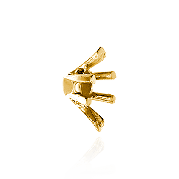 ITI NYC V-End Marquise Shape Solitaire Settings in 14K Gold (6.0 x 3.0 mm - 19.0 x 11.0 mm)