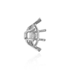 ITI NYC V-End Marquise Shape Heavy Basket Settings in Sterling Silver (5.00 x 3.00 mm - 20.00 x 10.00 mm)