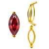 ITI NYC V-End Marquise Shape Wire Basket Settings in 14K Gold (3.50 x 1.50 mm - 20.00 x 10.00 mm)