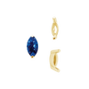 ITI NYC Two Prong Marquise Shape Single Base Settings in 14K Gold (3.00 x 1.75 mm - 12.00 x 6.00 mm)