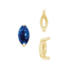 ITI NYC Two Prong Marquise Shape Single Base Settings in 14K Gold (3.00 x 1.75 mm - 12.00 x 6.00 mm)