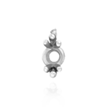 Load image into Gallery viewer, Marquise Shape Illusion Settings for One Round Stone (1.30 mm - 2.75 mm)
