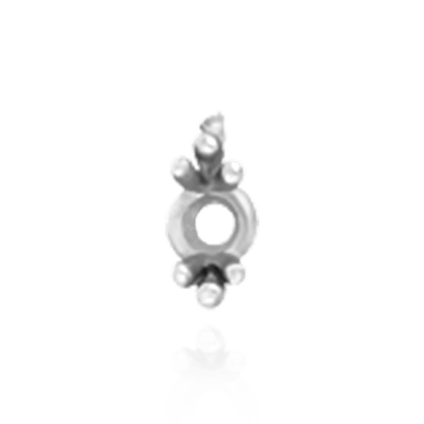 Marquise Shape Illusion Settings for One Round Stone (1.30 mm - 2.75 mm)