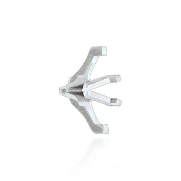 ITI NYC Six Prong Marquise Shape Tiffany Settings With Peg in 18K White Gold (5.00 x 2.25 mm - 13.00 x 6.00 mm)