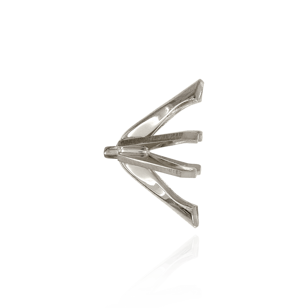 ITI NYC V-End Marquise Shape Tiffany Settings With Peg in 14K Gold (6.00 x 3.00 mm - 10.50 x 5.00 mm)