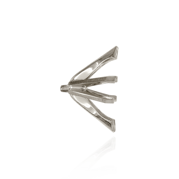 ITI NYC V-End Marquise Shape Tiffany Settings With Peg in 14K Gold (6.00 x 3.00 mm - 10.50 x 5.00 mm)