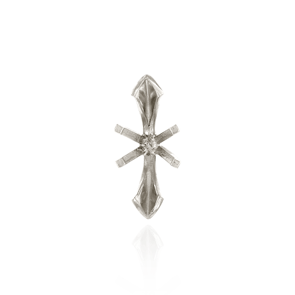 ITI NYC V-End Marquise Shape Tiffany Settings With Peg in 14K Gold (6.00 x 3.00 mm - 10.50 x 5.00 mm)