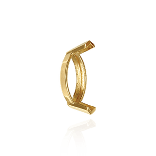 ITI NYC V-End Marquise Shape Single Base Settings in 14K Gold (3.50 x 1.50 mm - 14.00 x 7.00 mm)