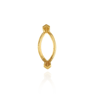 ITI NYC V-End Marquise Shape Single Base Settings in 14K Gold (3.50 x 1.50 mm - 14.00 x 7.00 mm)