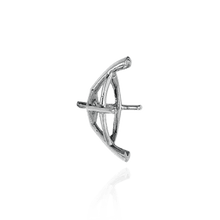 Load image into Gallery viewer, ITI NYC V-End Marquise Shape Solitaire Settings With Peg in 14K Gold (5.50 x 2.75 mm - 15.00 x 7.00 mm)
