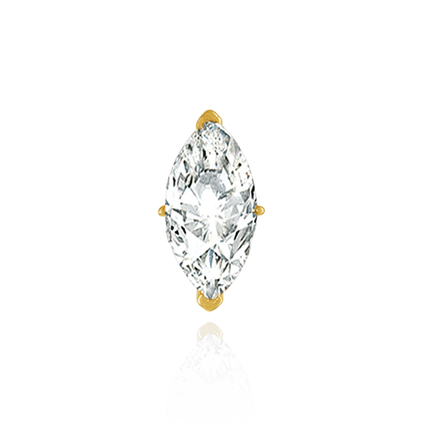 ITI NYC V-End Marquise Shape Solitaire Settings With Peg in 14K Gold (5.50 x 2.75 mm - 15.00 x 7.00 mm)