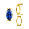 ITI NYC Four Prong Marquise Shape Single Base Settings in 14K Gold (6.00 x 3.00 mm - 20.00 x 10.00 mm)