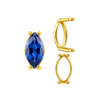 ITI NYC Four Prong Marquise Shape Single Base Settings in 14K Gold (6.00 x 3.00 mm - 14.00 x 7.00 mm)