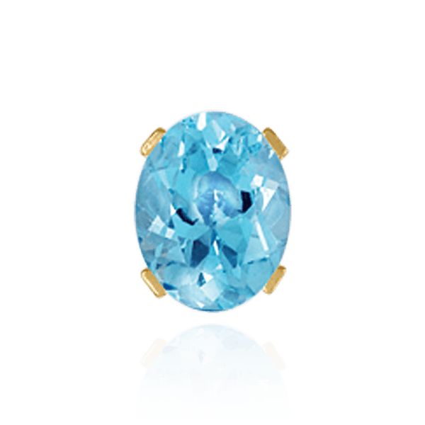 ITI NYC Four Prong Oval Heavy Single Base Settings in 14K Gold (6.00 x 4.00 mm - 20.00 x 15.00 mm)