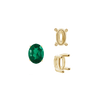 ITI NYC Four Prong Oval Wire Basket Tapered Base Settings in 14K Gold (5.00 x 3.00 mm - 20.00 x 15.00 mm)