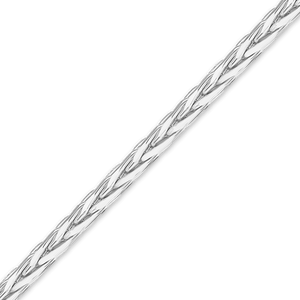 Bulk / Spooled Spiga Chain in Sterling Silver (1.10 mm)