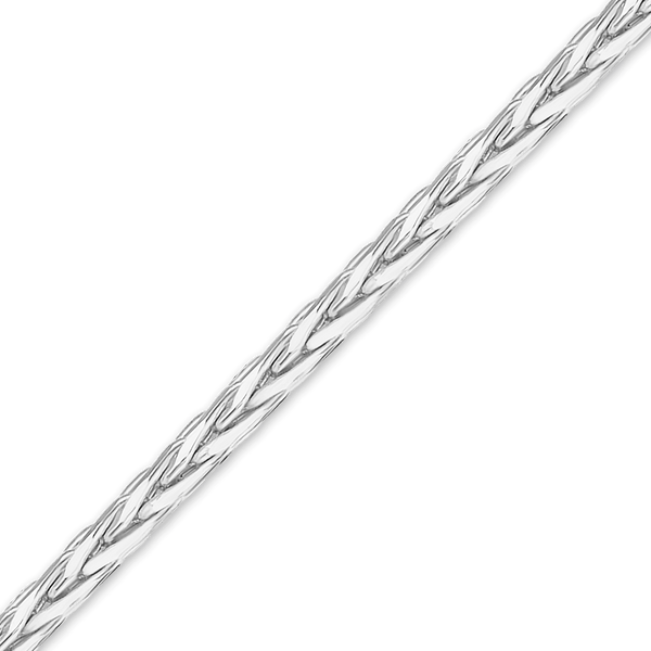 Bulk / Spooled Spiga Chain in Sterling Silver (1.10 mm)