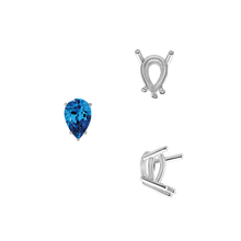 Load image into Gallery viewer, ITI NYC Five Prong Pear Shape Wire Basket Settings in 14K Gold (3.00 x 1.75 mm - 12.00 x 8.00 mm)
