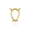 ITI NYC Four Prong Pear Shape Single Base Settings in 14K Gold (5.00 x 3.00 mm - 24.00 x 16.00 mm)