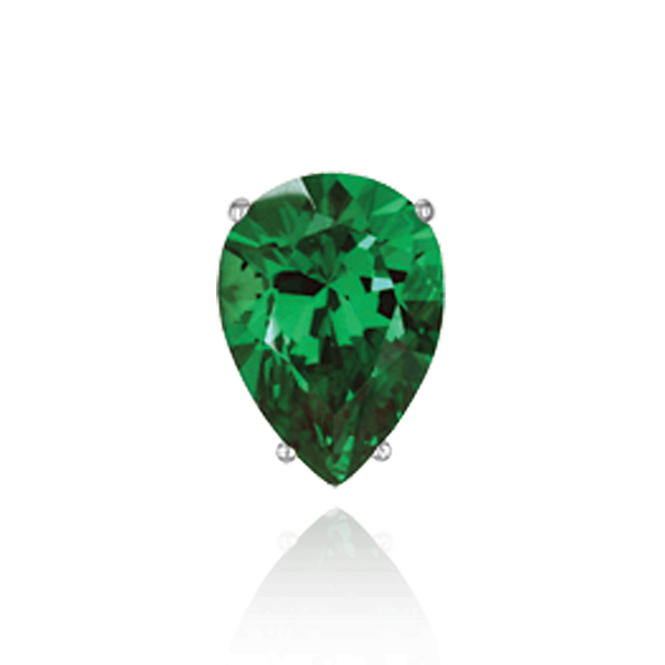 ITI NYC Four Prong Pear Shape Single Base Settings in Sterling Silver (5.00 x 3.00 mm - 24.00 x 16.00 mm)