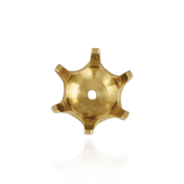 ITI NYC Six Prong Round Pearl Cup Settings in 14K Gold (3.00 mm - 10.00 mm)