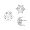 ITI NYC Six Prong Round Pearl Cup Settings in 14K Gold (3.00 mm - 10.00 mm)