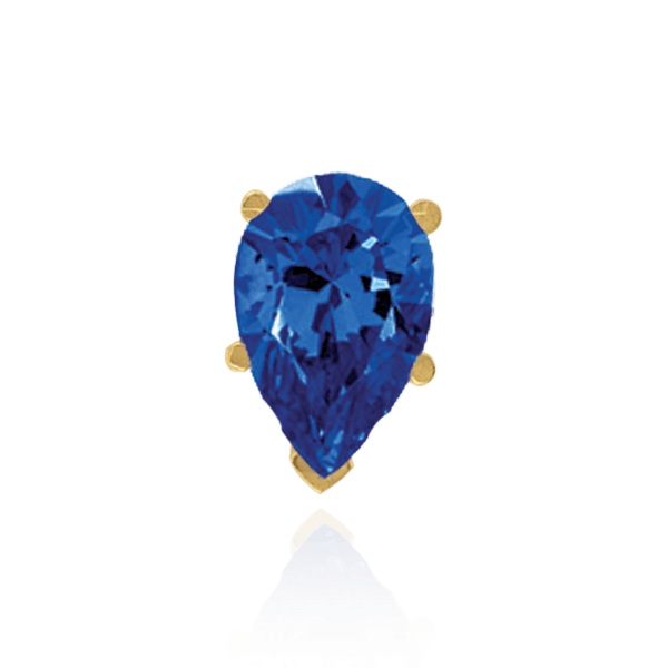 ITI NYC V-End Pear Shape Solitaire Settings in 18K Gold (7.00 x 5.00 mm - 15.00 x 9.00 mm)