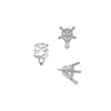 ITI NYC V-End Pear Shape Solitaire Settings With Peg in 14K Gold (5.00 x 3.00 mm - 12.00 x 8.00 mm)