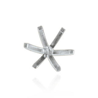 ITI NYC Six Prong Round High Tiffany Settings With Peg in Platinum (Die-Struck) (3.50 mm - 11.75 mm)