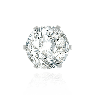 ITI NYC Six Prong Round High Tiffany Settings With Peg in 18K Gold (Die-Struck) (3.25 mm - 9.75 mm)