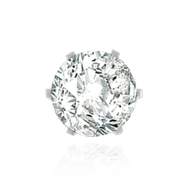 ITI NYC Six Prong Round High Tiffany Settings With Peg in 14K Gold (Casting) (3.50 mm - 11.00 mm)