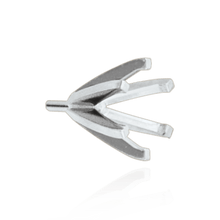 Load image into Gallery viewer, ITI NYC Six Prong Round Heavy High Tiffany Settings With Peg in 14K Gold (Die-Struck) (3.25 mm - 9.25 mm)
