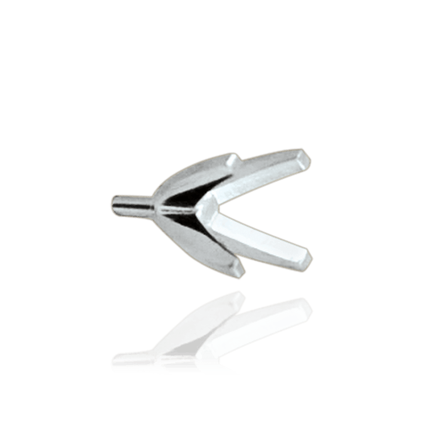 ITI NYC Four Prong Tiffany Medium Setting With Peg in 14K Gold (Casting) (3.00 mm - 6.50 mm)