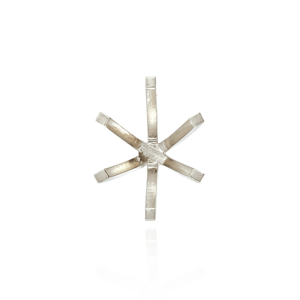 ITI NYC Six Prong Oval Solitaire Settings With Peg in Platinum (6.00 x 4.00 mm - 9.00 x 7.00 mm)