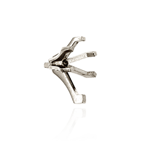 ITI NYC Six Prong Pear Shape Tiffany Settings With Peg in 18K Gold (4.25 x 2.50 mm - 9.75 x 6.50 mm)