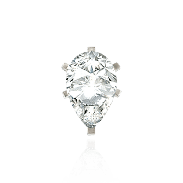 ITI NYC Six Prong Pear Shape Tiffany Settings With Peg in 18K Gold (4.25 x 2.50 mm - 9.75 x 6.50 mm)