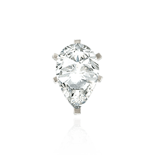 ITI NYC Six Prong Pear Shape Tiffany Settings With Peg in 18K Gold (4.25 x 2.50 mm - 9.75 x 6.50 mm)
