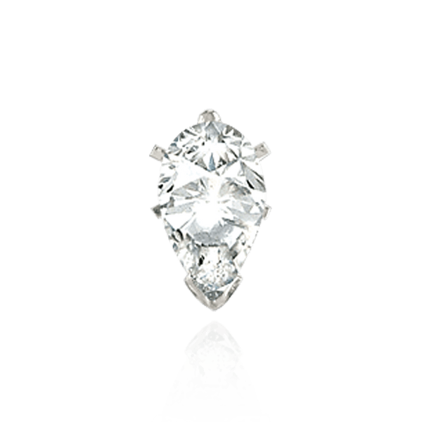 ITI NYC V-End Pear Shape Tiffany Settings With Peg in 14K Gold (4.50 x 2.75 mm - 9.75 x 6.50 mm)