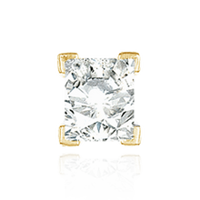 Load image into Gallery viewer, ITI NYC V-End Emerald Shape Solitaire Settings With Peg in 18K Gold (4.50 x 3.50 mm - 8.50 x 7.00 mm)
