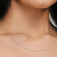 Load image into Gallery viewer, Seaport Snake Chain Necklace in Sterling Silver
