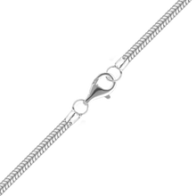 Load image into Gallery viewer, Finished Round Snake Chain in Platinum

