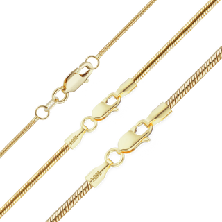 Seaport Snake Anklet in 18K Yellow Gold