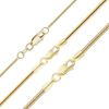 Seaport Snake Necklace in 14K Yellow Gold