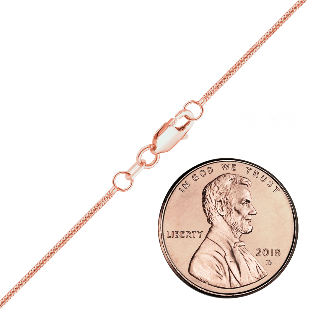 Seaport Snake Bracelet in 14K Rose Gold